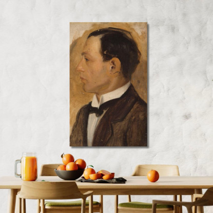 Ritratto Di Jack Il Fratello Dell'Artista Mark Gertler mgr16 quadro stampato su tela