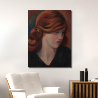 Ritratto Di Jean Kemp Mark Gertler mgr17 quadro stampato su tela