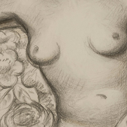 Nudo Seduto Mark Gertler mgr22 quadro stampato su tela
