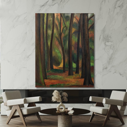 Alberi A Garsington Mark Gertler mgr36 quadro stampato su tela