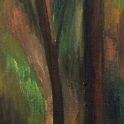 Alberi A Garsington Mark Gertler mgr36 quadro stampato su tela