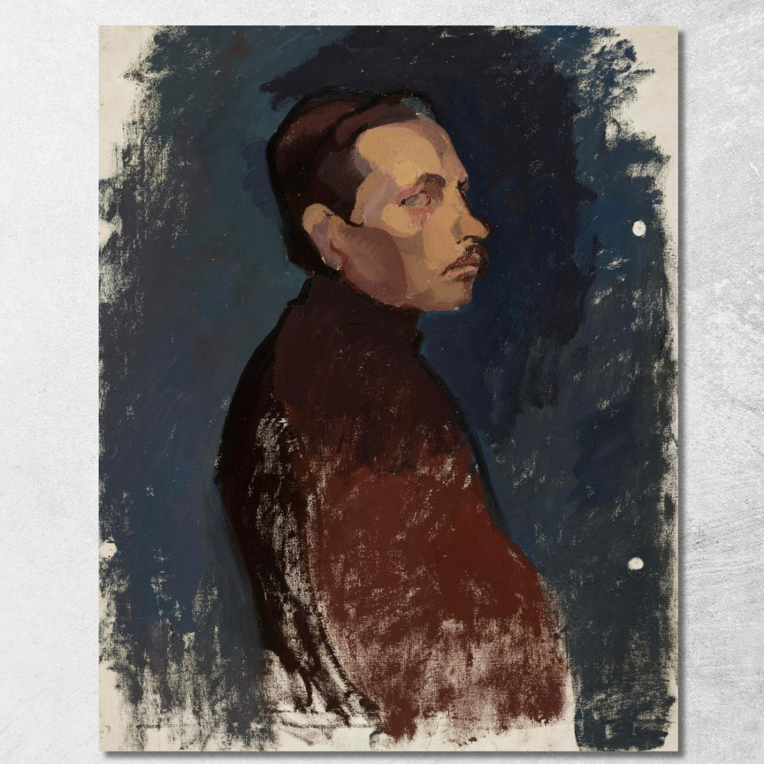 Ritratto Di Uomo 2 Nikolai Triik ntr18 quadro stampato su tela Ritratto Di Uomo 2 Nikolai Triik ntr18 quadro stampato su tela