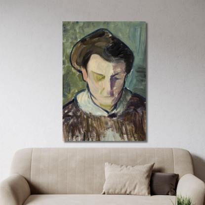 Testa Di Donna Nikolai Triik ntr25 quadro stampato su tela