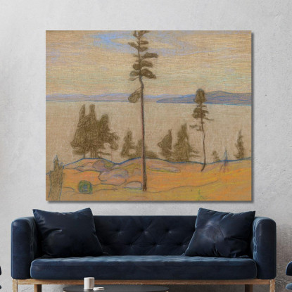 Paesaggio Di Saaremaa Nikolai Triik ntr41 quadro stampato su tela