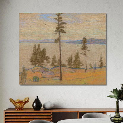 Paesaggio Di Saaremaa Nikolai Triik ntr41 quadro stampato su tela