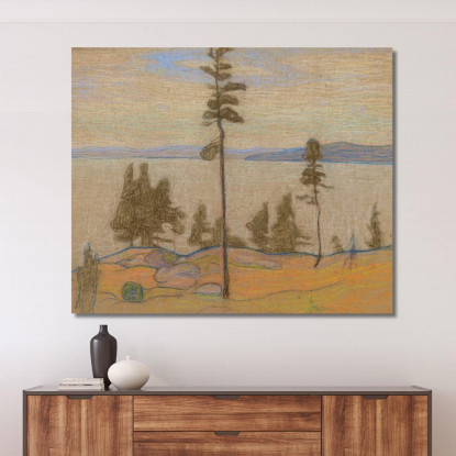 Paesaggio Di Saaremaa Nikolai Triik ntr41 quadro stampato su tela