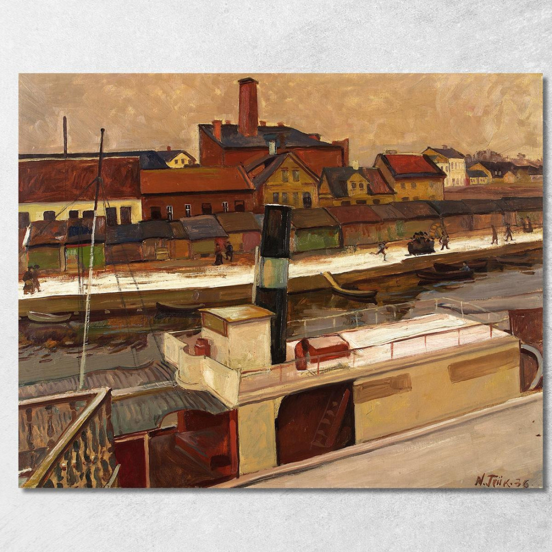 Vista Tartu Nikolai Triik ntr46 quadro stampato su tela Vista Tartu Nikolai Triik ntr46 quadro stampato su tela