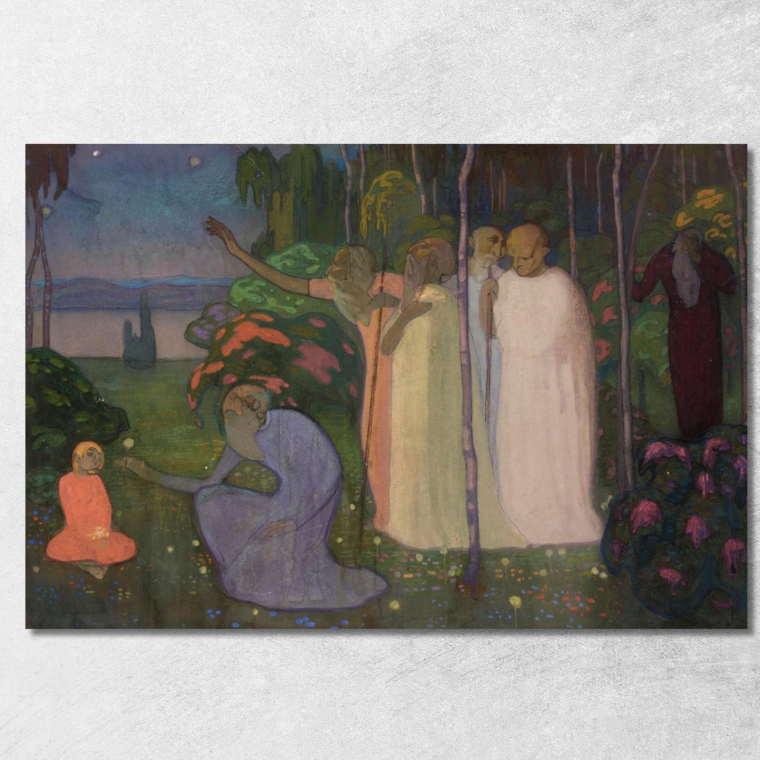 Composizione Per La Gioventù In Ascesa Nikolai Triik ntr47 quadro stampato su tela Composizione Per La Gioventù In Ascesa Nikolai Triik ntr47 quadro stampato su tela