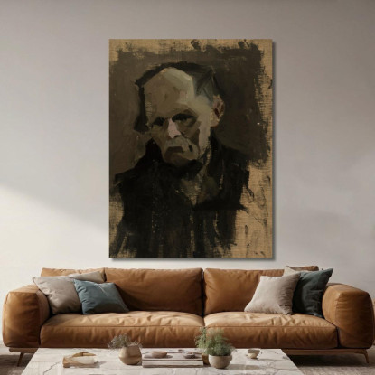 Testa Del Vecchio Nikolai Triik ntr49 quadro stampato su tela