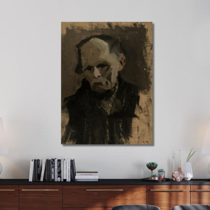 Testa Del Vecchio Nikolai Triik ntr49 quadro stampato su tela