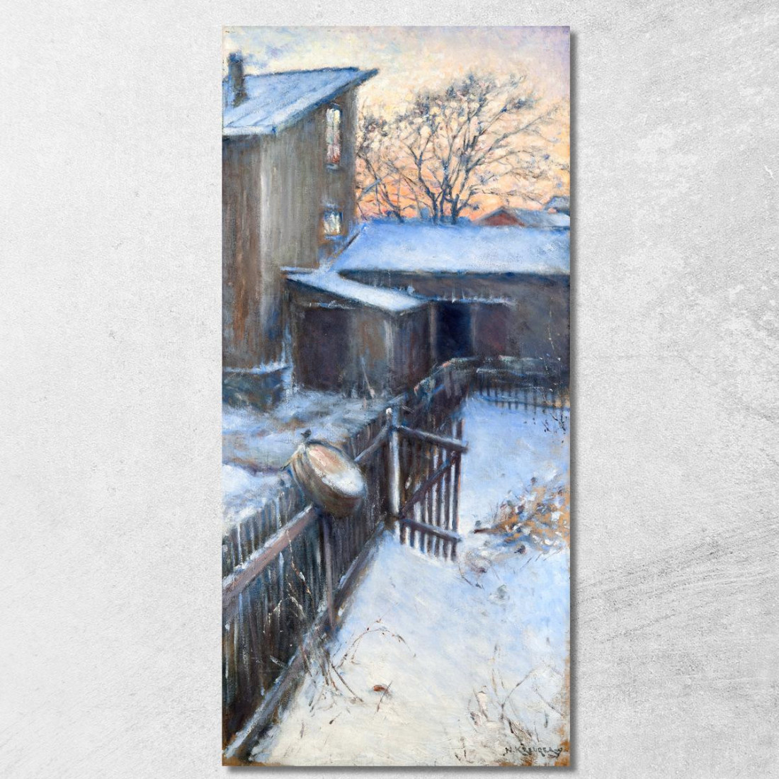 Cortile Nils Kreuger nkr6 quadro stampato su tela Cortile Nils Kreuger nkr6 quadro stampato su tela
