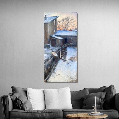 Cortile Nils Kreuger nkr6 quadro stampato su tela