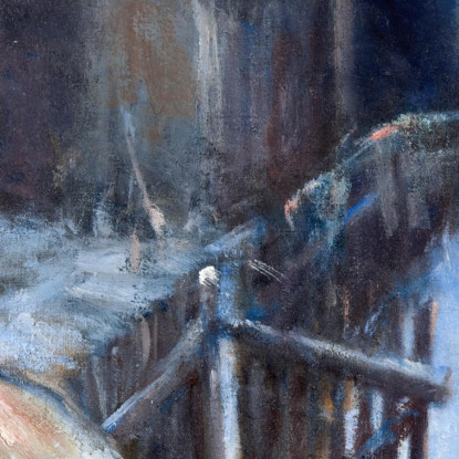 Cortile Nils Kreuger nkr6 quadro stampato su tela
