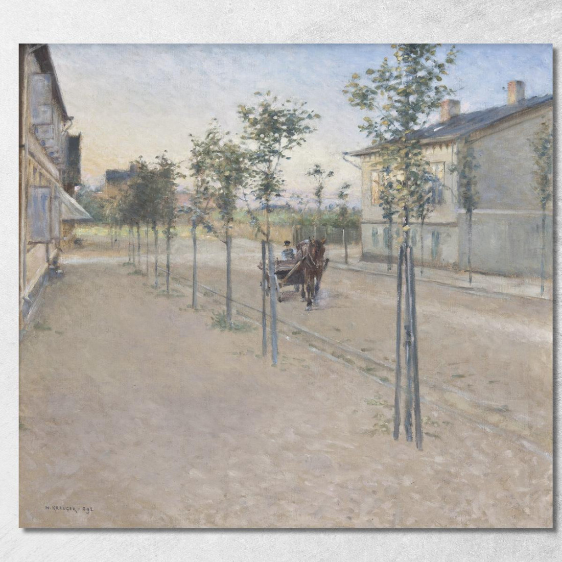 Sera A Varberg Nils Kreuger nkr14 quadro stampato su tela Sera A Varberg Nils Kreuger nkr14 quadro stampato su tela