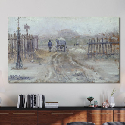 Paesaggio Francese Nils Kreuger nkr17 quadro stampato su tela