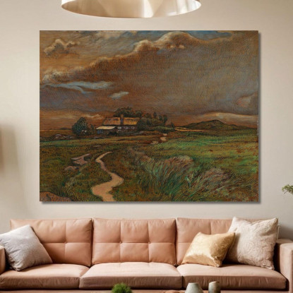 Paesaggio 2 Nils Kreuger nkr32 quadro stampato su tela