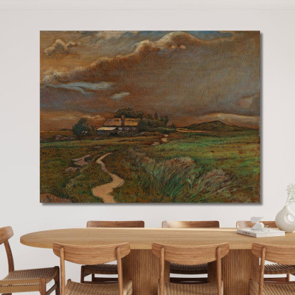 Paesaggio 2 Nils Kreuger nkr32 quadro stampato su tela