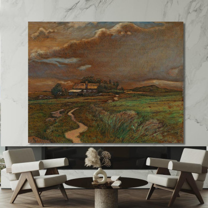 Paesaggio 2 Nils Kreuger nkr32 quadro stampato su tela