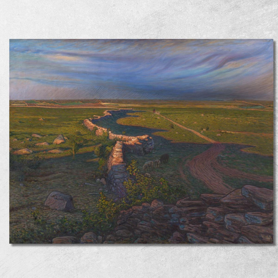 Paesaggio 3 Nils Kreuger nkr33 quadro stampato su tela Paesaggio 3 Nils Kreuger nkr33 quadro stampato su tela