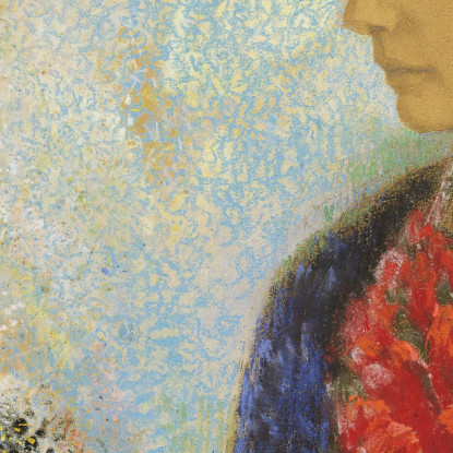 Baronessa De Domecy Odilon Redon ord8 quadro stampato su tela
