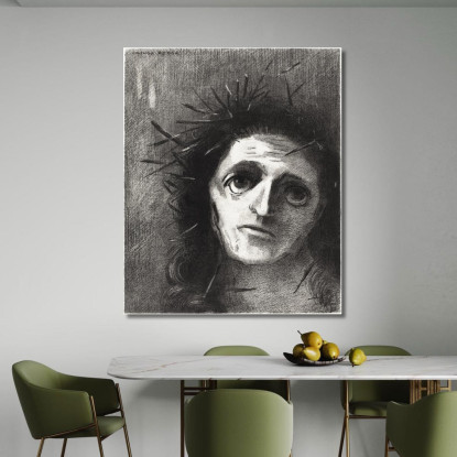 Cristo Dal Fiore Odilon Redon ord16 quadro stampato su tela