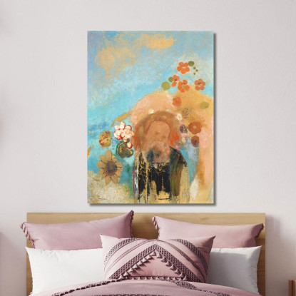 Evocazione Di Roussel Odilon Redon ord21 quadro stampato su tela