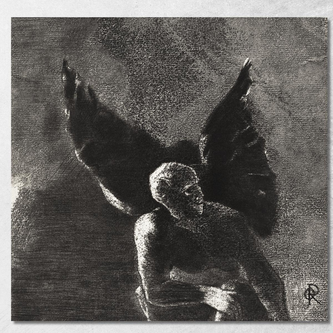 Gloria E Lode A Te Satana Nelle Altezze Del Cielo Dove Hai Regnato E Nelle Profondità Odilon Redon ord25 quadro stampato su tel Gloria E Lode A Te Satana Nelle Altezze Del Cielo Dove Hai Regnato E Nelle Profondità Odilon Redon ord25 quadro stampato su tel