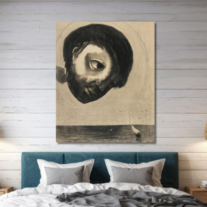 Spirito Guardiano Delle Acque Odilon Redon ord26 quadro stampato su tela