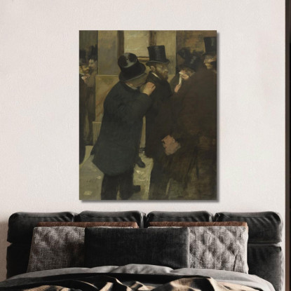 Ritratti In Borsa Edgar Degas edg236 quadro stampato su tela