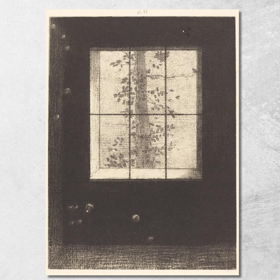 Giorno Giorno Odilon Redon ord39 quadro stampato su tela Giorno Giorno Odilon Redon ord39 quadro stampato su tela