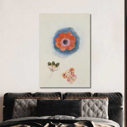 Studio Dei Fiori Museo Delle Belle Arti Della Città Di Parigi Odilon Redon ord47 quadro stampato su tela