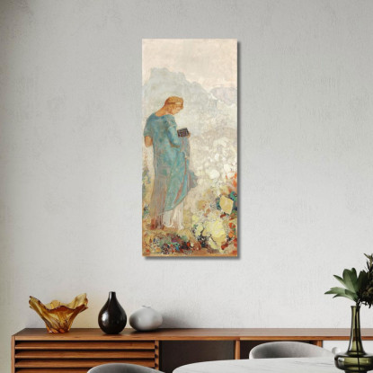 Pandoro Odilon Redon ord52 quadro stampato su tela