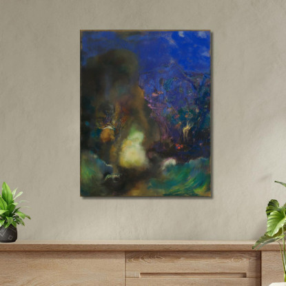 Roger E Angelica Odilon Redon ord60 quadro stampato su tela