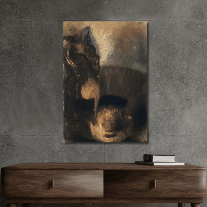 San Giorgio E Il Drago Odilon Redon ord62 quadro stampato su tela