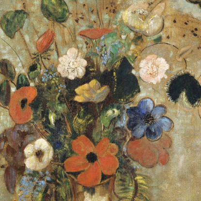 Natura Morta Con Fiori Odilon Redon ord67 quadro stampato su tela