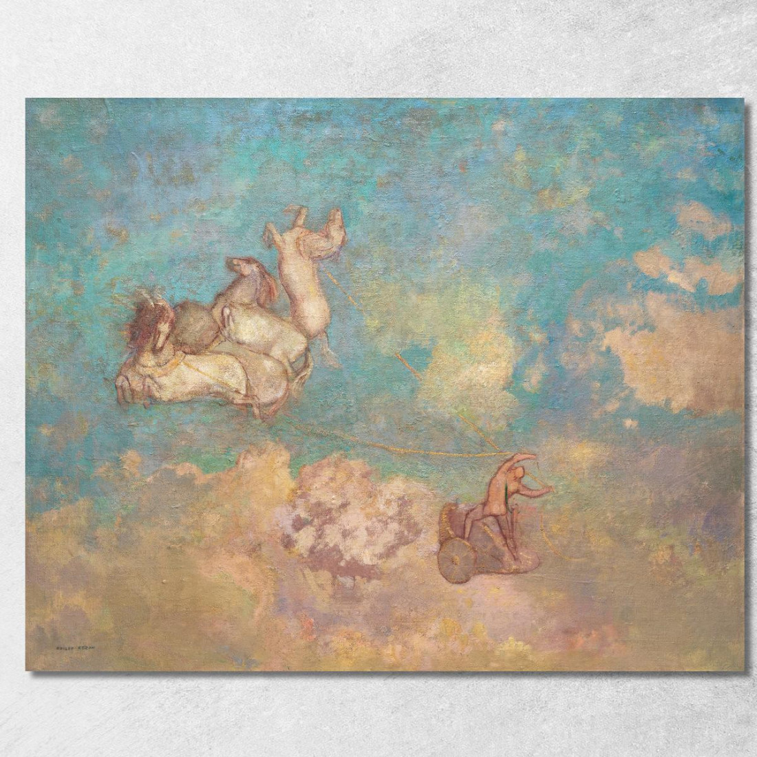 Il Carro Di Apollo Odilon Redon ord70 quadro stampato su tela