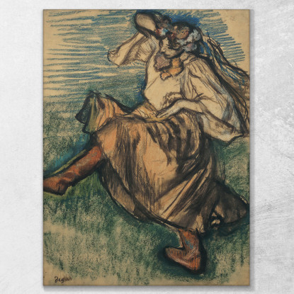 Ballerina Russa Edgar Degas edg241 quadro stampato su tela