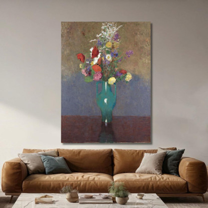 Il Vaso Verde Il Vaso Verde Odilon Redon ord73 quadro stampato su tela