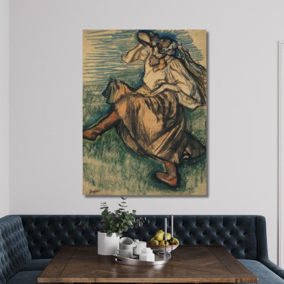Ballerina Russa Edgar Degas edg241 quadro stampato su tela