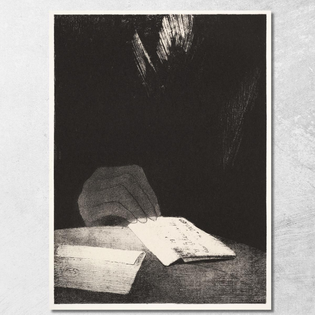 A Quanto Pare Ha Una Mano Di Carne E Sangue Proprio Come La Mia Odilon Redon ord82 quadro stampato su tela A Quanto Pare Ha Una Mano Di Carne E Sangue Proprio Come La Mia Odilon Redon ord82 quadro stampato su tela