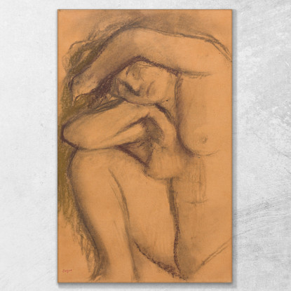 Studio Del Nudo Edgar Degas edg253 quadro stampato su tela