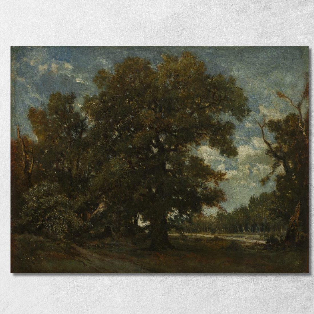La Quercia Théodore Rousseau trs40 quadro stampato su tela La Quercia Théodore Rousseau trs40 quadro stampato su tela