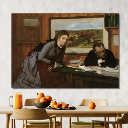 Imbronciato Edgar Degas edg254 quadro stampato su tela