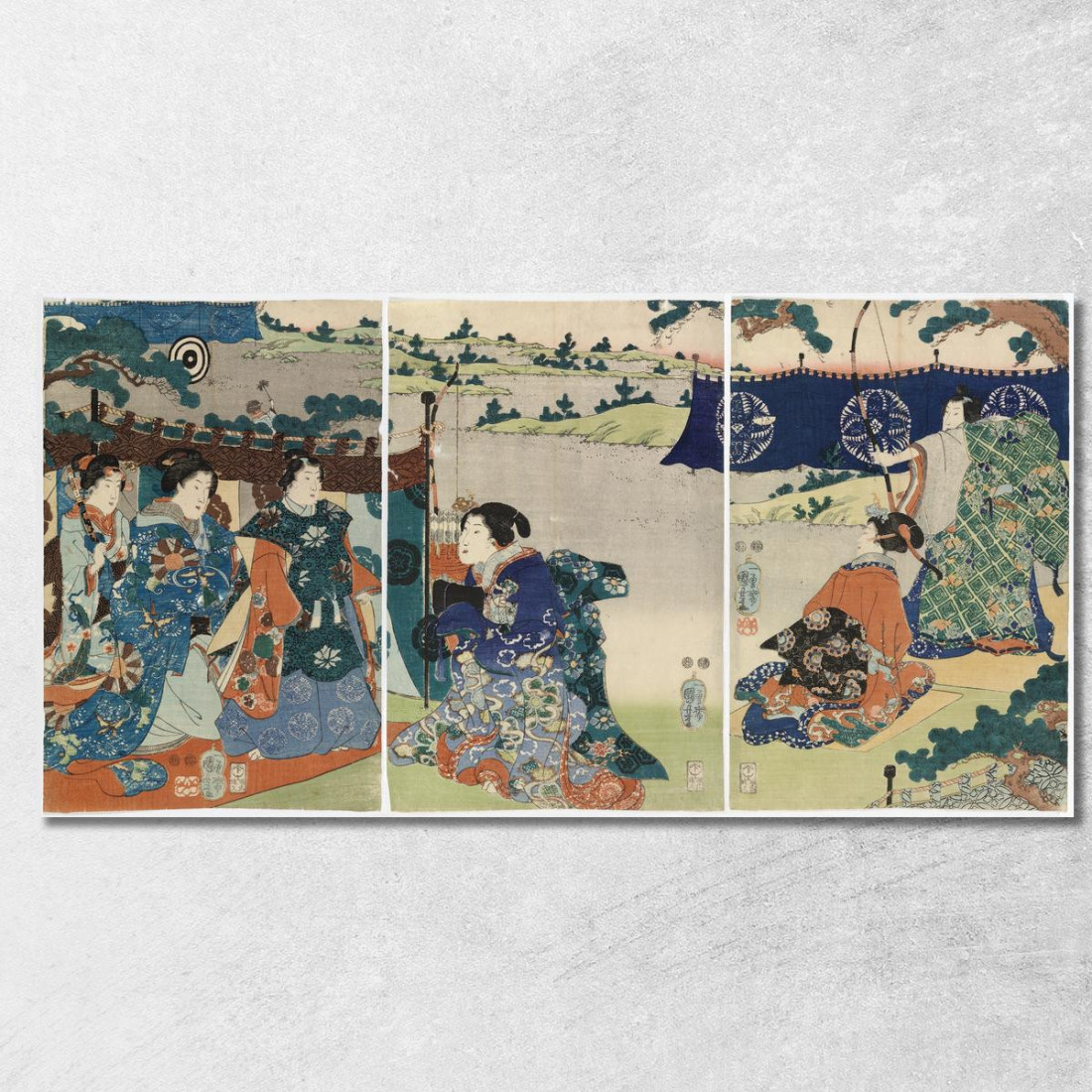 Dalla Storia Di Genji Utagawa Kuniyoshi ukn11 quadro stampato su tela Dalla Storia Di Genji Utagawa Kuniyoshi ukn11 quadro stampato su tela