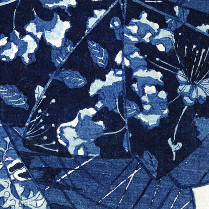 Donna Giapponese Utagawa Kuniyoshi ukn16 quadro stampato su tela