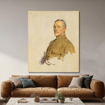 Giovanni Giuseppe Pershing William Orpen wrp9 quadro stampato su tela