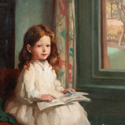 Ritratto Di Clara Hughes William Orpen wrp23 quadro stampato su tela