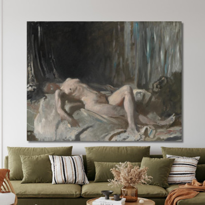 Studio Di Un Nudo Femminile William Orpen wrp33 quadro stampato su tela