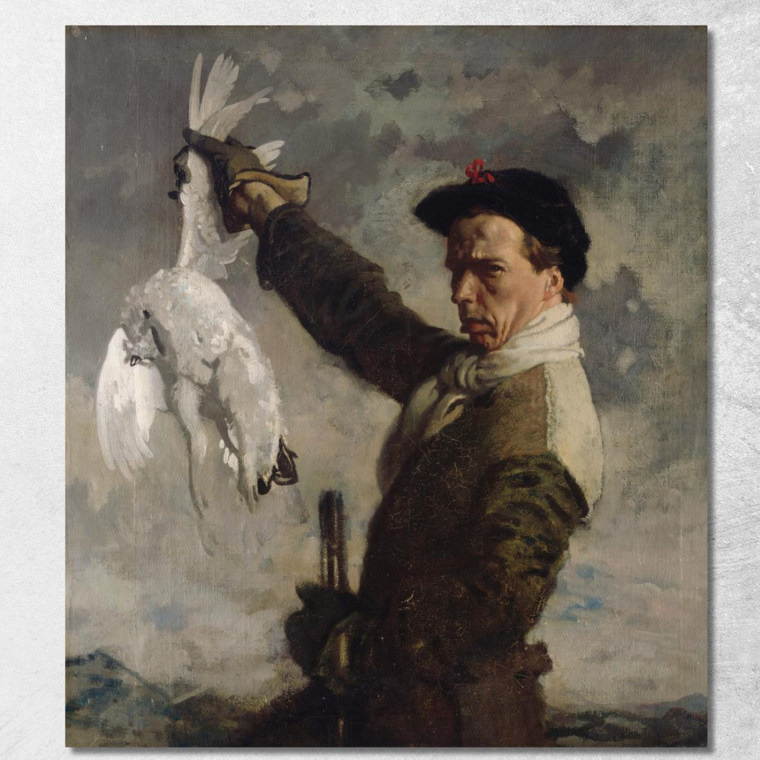La Pernice Bianca Morta Un Autoritratto William Orpen wrp36 quadro stampato su tela La Pernice Bianca Morta Un Autoritratto William Orpen wrp36 quadro stampato su tela