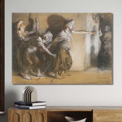 I Tre Ciechi Le Mille E Una Notte William Orpen wrp40 quadro stampato su tela